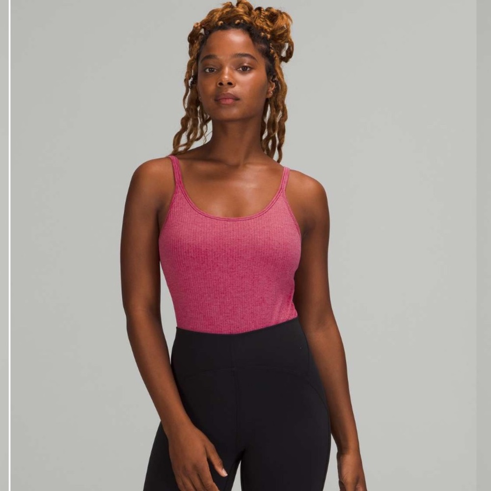 NWT Lululemon Ebb to Street Bodysuit *Light Support, B/C Cups
Pink Lychee